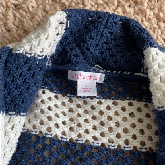 Striped short sleeve sweater - Picture 2 of 4